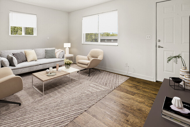 Sala de estar - Metro Apartments At Collinsville