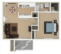 1 Bedroom 1 Bath R