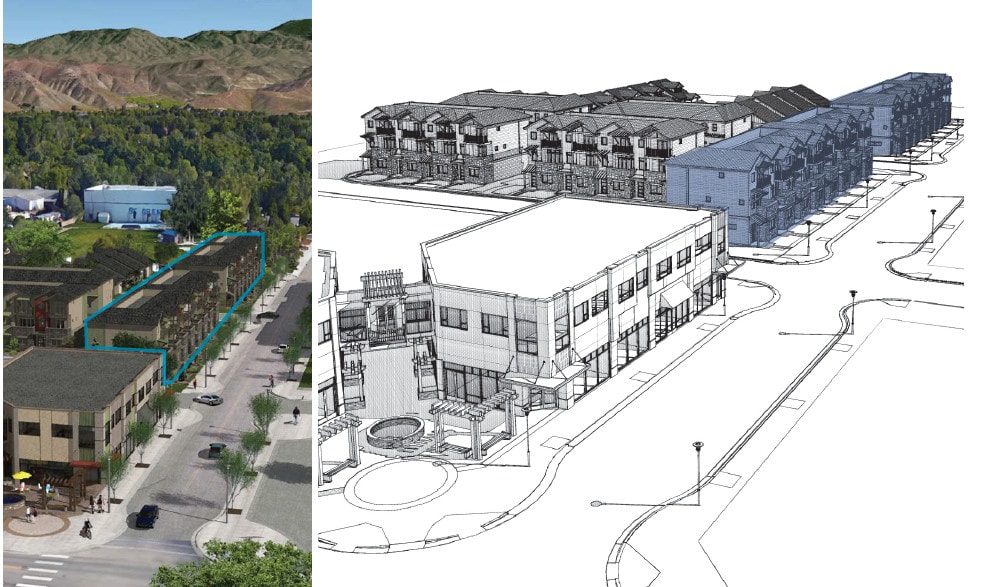 42nd Street Townhomes Apartments in Garden City, ID