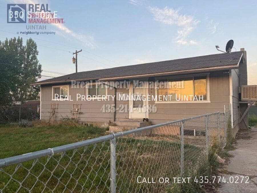 350 S 500 E, Roosevelt, UT 84066 House Rental in Roosevelt, UT
