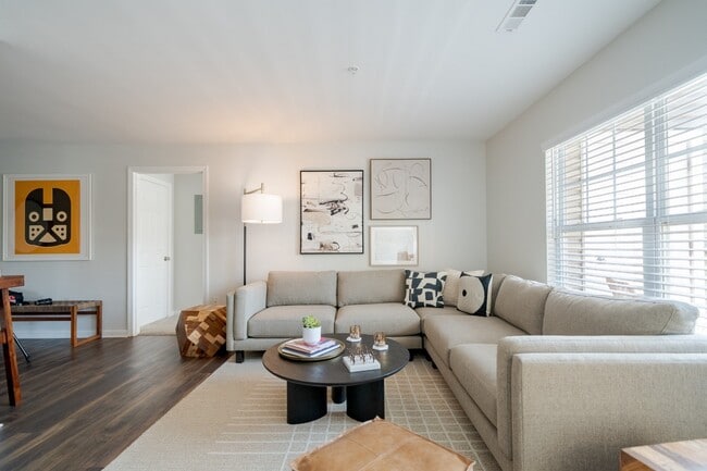 Spacious Living Room at The Residences at Stevens Pond in Saugus, MA 01906 - Residences at Stevens Pond