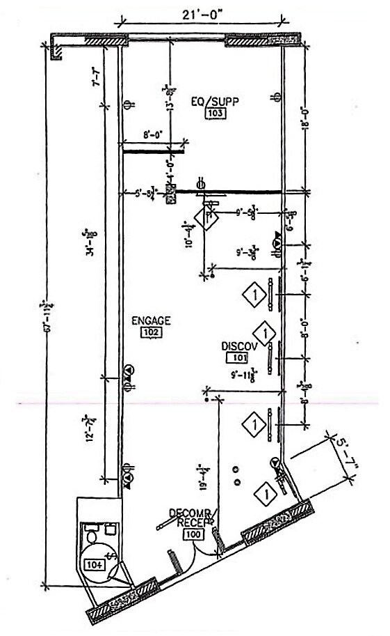 Plano de planta 4023 - 4001-4037 N. Lincoln Ave