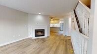 This contemporary townhome in Vancouver, Washington offers a well-designed living space across three floors. The property encompasses 1010 square feet, with 2 bedrooms and 3 bathrooms. The primary bedroom is generously sized at 160 square feet, providing ample space for comfort.

The interior showcases a modern aesthetic with neutral tones and clean lines. The main living area features an open-concept design, combining the kitchen and living room for a spacious feel. The kitchen is equipped with sleek white cabinetry, stainless steel appliances, and a practical island, ideal for meal preparation and casual dining.

Natural light floods the space through large windows, enhancing the bright and airy atmosphere. The flooring varies throughout, with durable wood-look planks in the main living areas and plush carpeting in the bedrooms for added comfort.

The property includes a single-car garage and additional basement space, offering versatile storage options. Two staircases provide easy access between floors, while two closets ensure adequate storage within the living quarters.

Located at 4500 Nicholson Road, Vancouver, WA 98661, this townhome presents a balanced combination of style, functionality, and modern living in a desirable area.