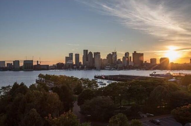 Harbor view from 1 Brigham St, Jeffries Point, East Boson. - 1 Brigham St Apartments