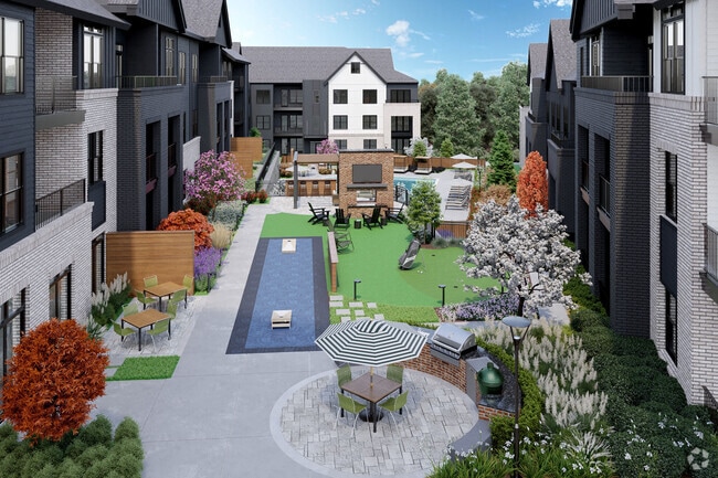 Upper Courtyard - EVOQ EAST COBB