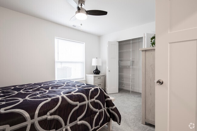 1BR, 1BA - 738SF Bedroom - Chase Creek Apartment Homes