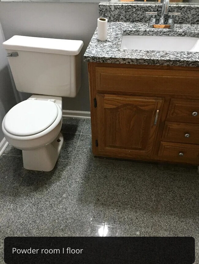 Powder room at I floor - 195 Rob Roy Ct