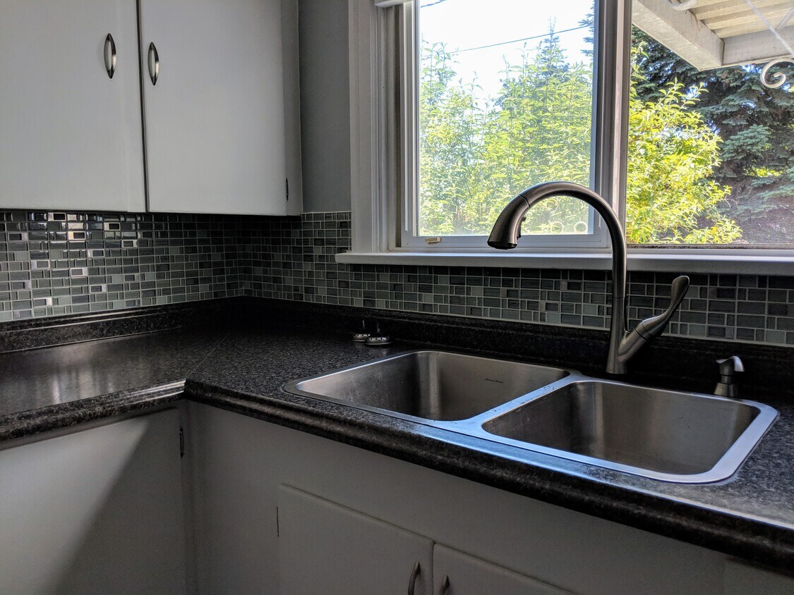 Kitchen sink with natural light. - 1420 6th Ave SW