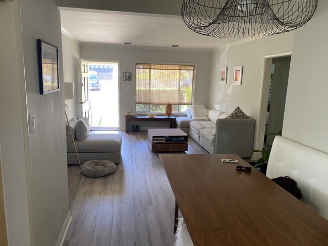 Living Room with dining table - 614 Lomita St