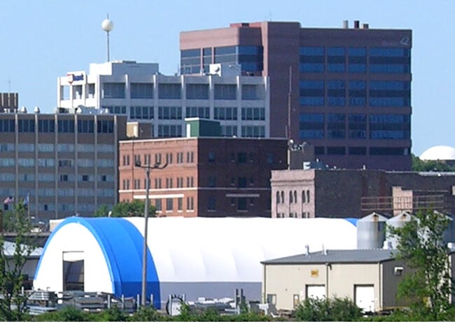 From Falls Park to the northeast - Albert House