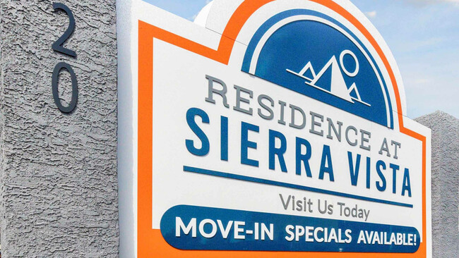 Welcome to Sierra Vista - Visit us today and explore our exclusive move-in specials! - Residence at Sierra Vista