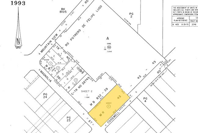 Mapa de la parcela - Magnolia Trailer Park