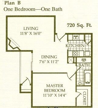 1HAB/1BA - Pagewood Place