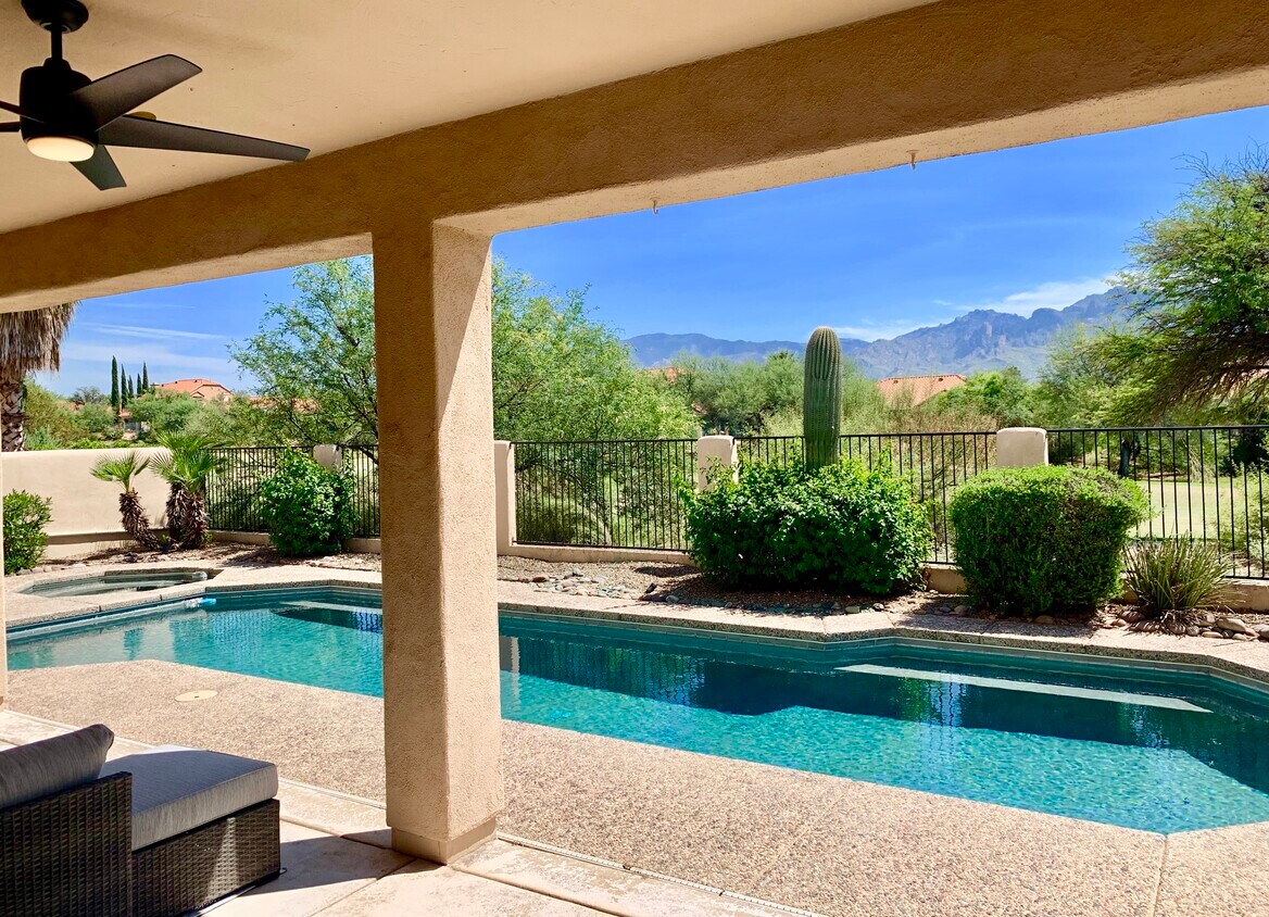 View from outdoor covered patio - 10790 N La Quinta Dr