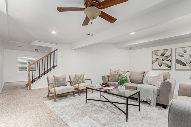 Cozy downstairs rec area - 1451 S Quitman St