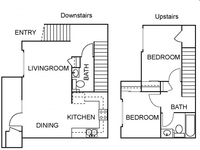 2BR/1.5BA - SAN ANTONIA VISTA APARTMENTS