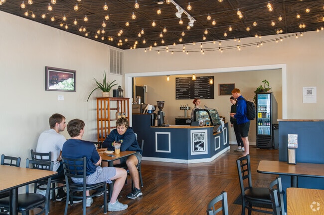 Swatara Coffee Company pours local roasts for the morning crowd.