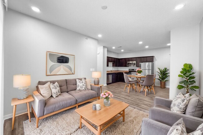 Sala de estar - Johnston Gardens Apartments