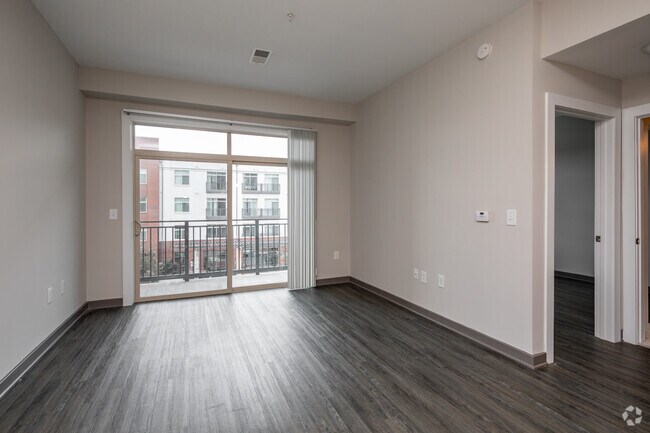 1BR, 1BA - A1 - 704SF - Living Room - Camden Franklin Park
