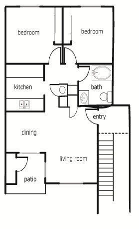 2HAB/1BA - Meadowbrook Apartments