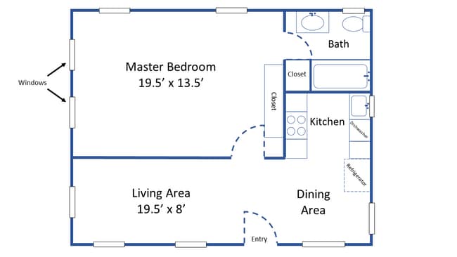 HUGE Master Bedroom - 44819 Fern Ave
