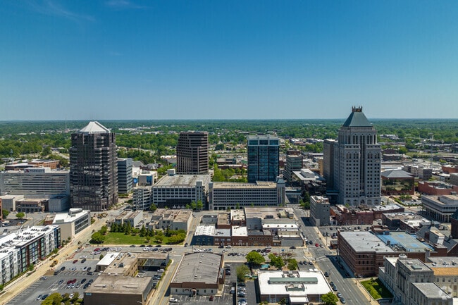 Downtown Greensboro is only a short drive from Whitsett.