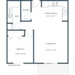 Carlton Place 1 Bedroom Plan 11B