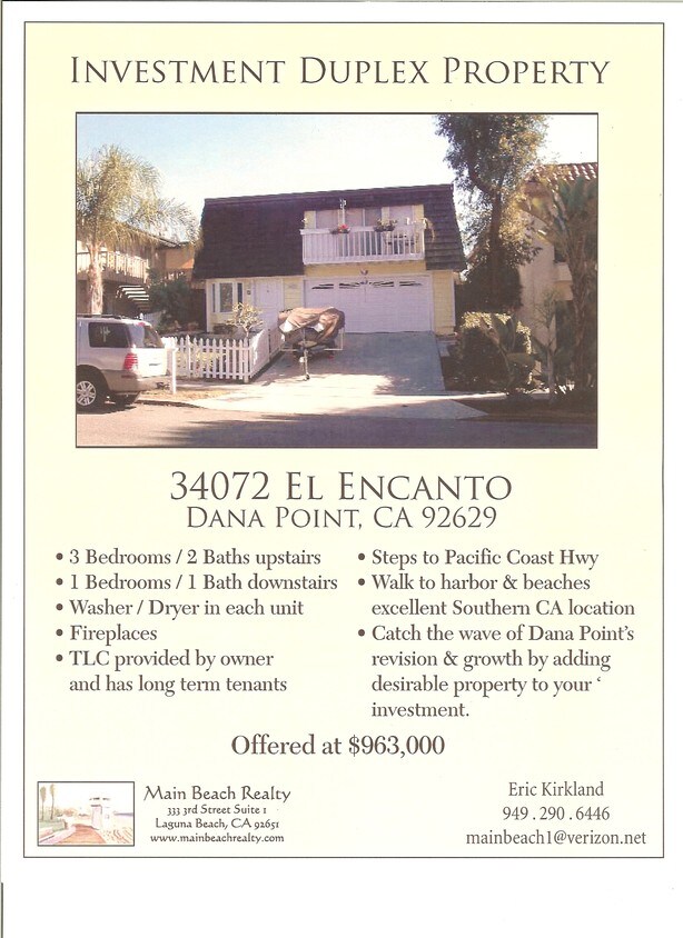 Folleto/volante de marketing - 34072 El Encanto Ave
