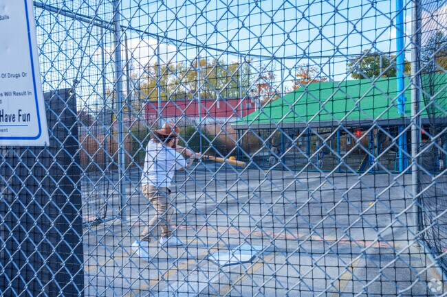 Residents can connect well with the baseballs at the Jay Gee's batting cages near The East End.