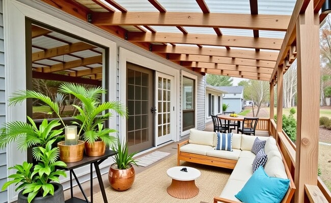 Imagine morning coffee or evening gatherings right here (virtually staged). - 6812 Uppingham Rd