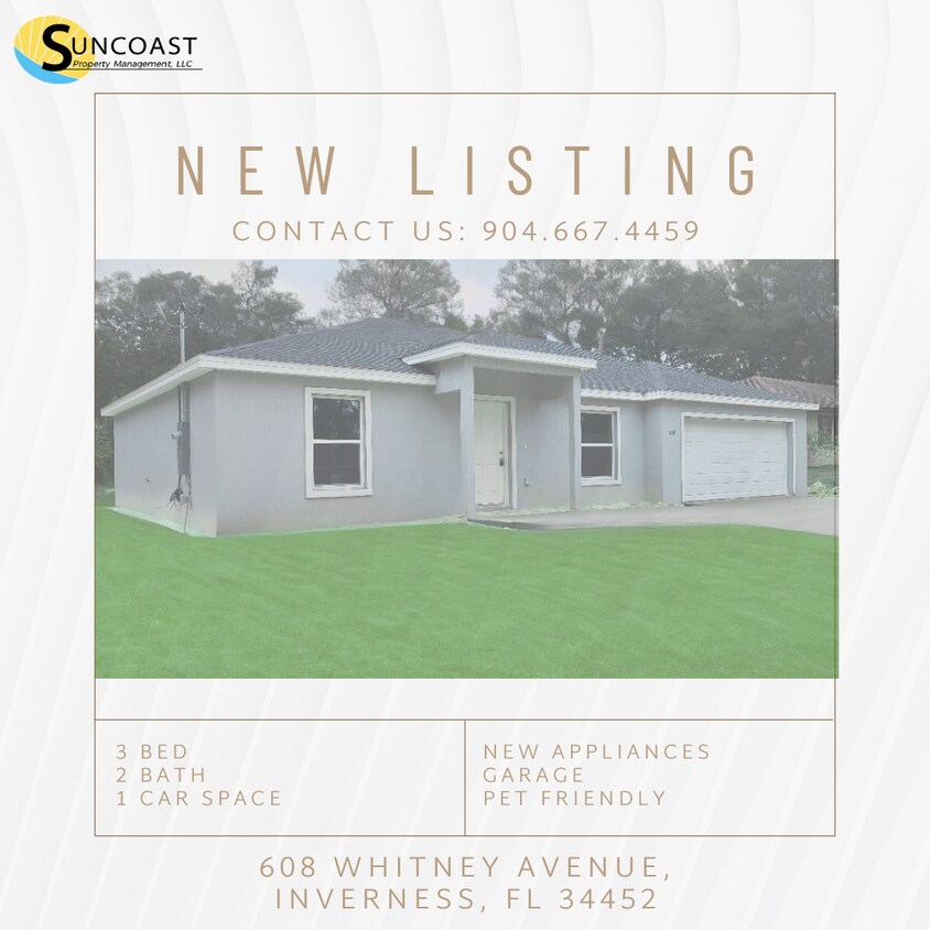 608 Whitney Ave, Inverness, FL 34452 House Rental in Inverness, FL