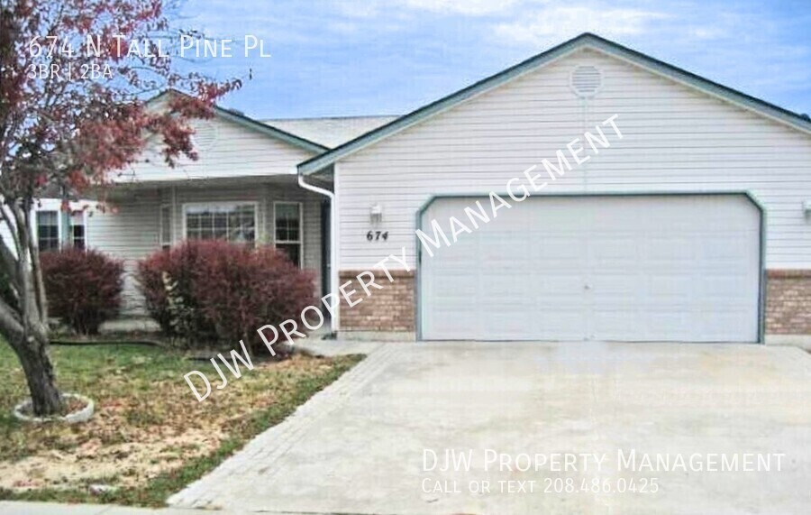 Primary Photo - 3 Bed 2 Bath Meridian Home Close to Dining...