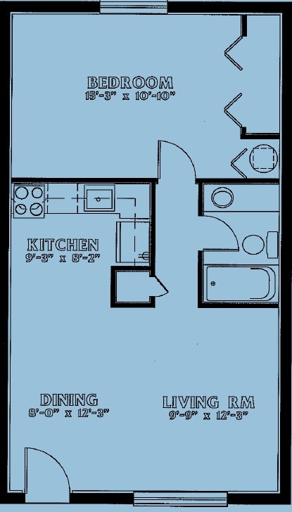 1BR/1BA - Citadel Apartments of Venice