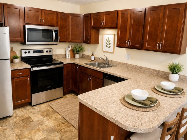 Kitchen - Lafayette Square Senior Apartments
