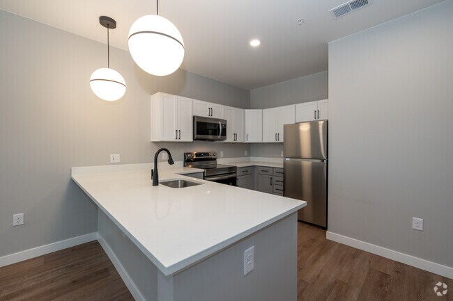 1HAB, 1BA - 652 ft² - Cocina - Talus - All utilities & parking included