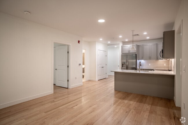 2BR, 2BA - 1,310SF - Kitchen/Living Area - The New Durham