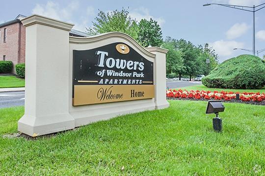 Entrance - Towers of Windsor Park Apartment Homes