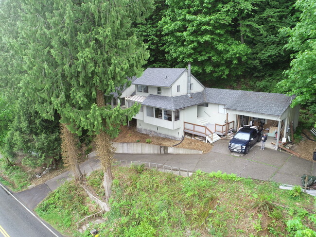 Exterior view of home, carport and driveway - 2591 Lake Whatcom Blvd