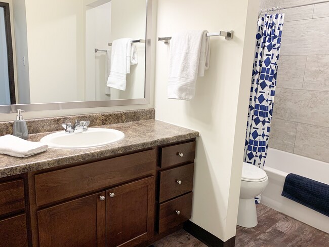 Apartamentos Ridge View, baño con bañera - Ridge View Apartments