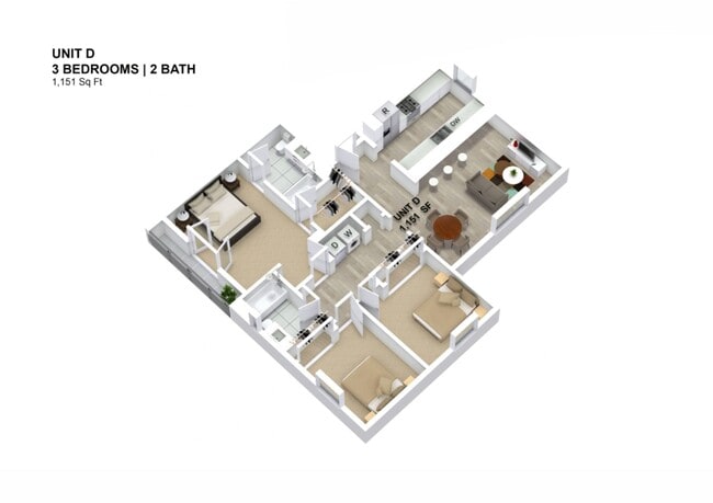 Foto del edificio - 3 Bedroom 2 Bathroom Apartment