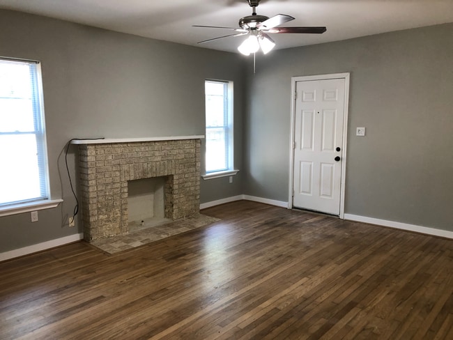 Living Room Mock Fireplace - 401 W Saulnier St