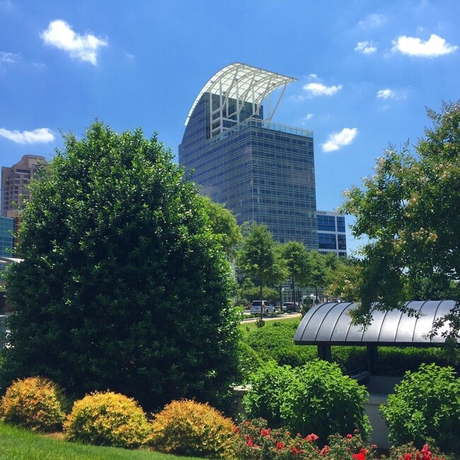 Greenery surrounds the Buckhead neighborhood.