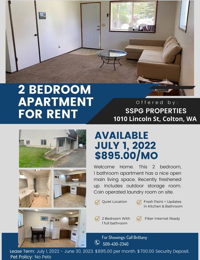 1010 Lincoln St Unit 3, Colton, WA 99113 1010 Lincoln St Colton, WA Apartments for Rent in