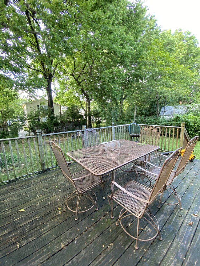 Deck/balcony off of kitchen - 339 Oldham Ave