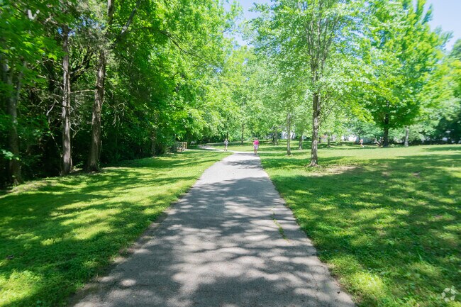 Adair Park has the Adair and Sue Clancy Greenways that run for 1.1 miles.