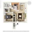 A1 - 1 bedroom 1 bath