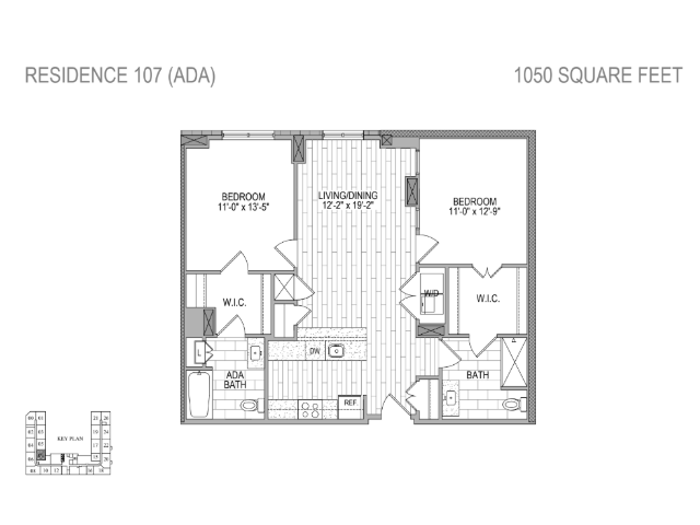 1050-FP-2x2 - Cherry Hill Apartments