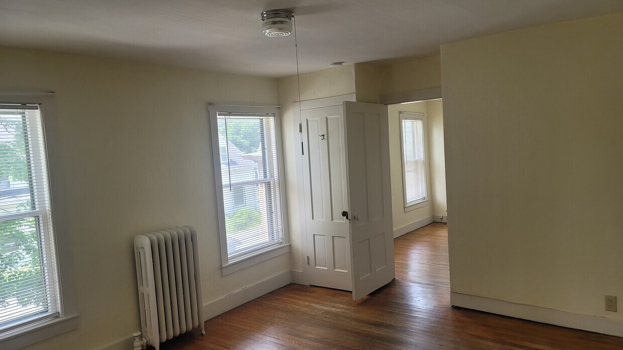 Bedroom looking into living room - 248 Elm St