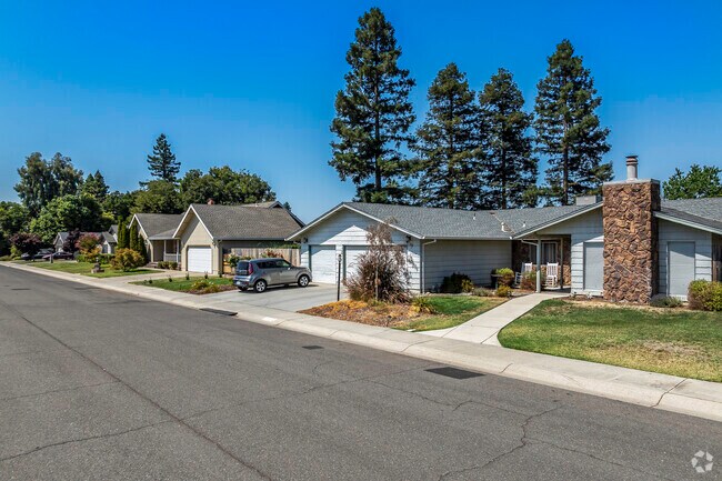 Most homes in the small community of Yuba City are ranch-style.