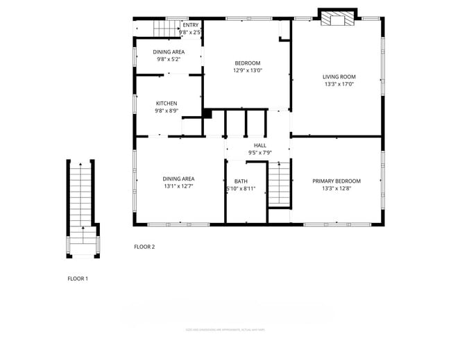 Photo - 2 Bedroom Upstairs Duplex in Southside House